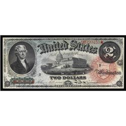 Fr. 42 $2 1869 Legal Tender New. The colors are beautif Fr. 42 $2 1869 Legal Tender New.