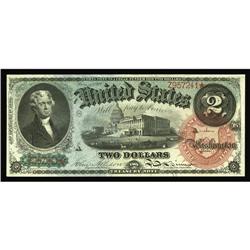 Fr. 42 $2 1869 Legal Tender Choice About New. There''s Fr. 42 $2 1869 Legal Tender Choice About New.