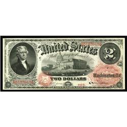 Fr. 44 $2 1875 Legal Tender Superb Gem New. Fr. 44 $2 1875 Legal Tender Superb Gem New.