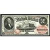 Image 1 : Fr. 48 $2 1878 Legal Tender Choice New. A natural note Fr. 48 $2 1878 Legal Tender Choice New.