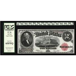 Fr. 60 $2 1917 Legal Tender PCGS Gem New 65PPQ. Simply Fr. 60 $2 1917 Legal Tender PCGS Gem New 65PP