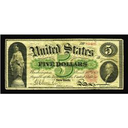 Fr. 61a $5 1862 Legal Tender Fine. Fr. 61a $5 1862 Legal Tender Fine.