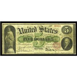 Fr. 61a $5 1862 Legal Tender Fine. Fr. 61a $5 1862 Legal Tender Fine.