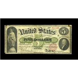 Fr. 61a $5 1862 Legal Tender Fine. Fr. 61a $5 1862 Legal Tender Fine.