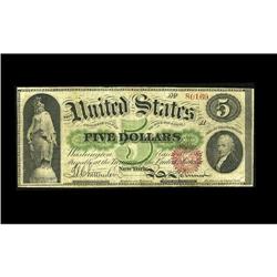 Fr. 62 $5 1862 Legal Tender Fine. Most early Legal Tend Fr. 62 $5 1862 Legal Tender Fine.