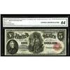 Image 1 : Fr. 81 $5 1880 Legal Tender CGA Choice Uncirculated 64. Fr. 81 $5 1880 Legal Tender CGA Choice Uncir
