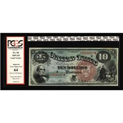 Fr. 96 $10 1869 Legal Tender PCGS Very Choice New 64. Fr. 96 $10 1869 Legal Tender PCGS Apparent Ver