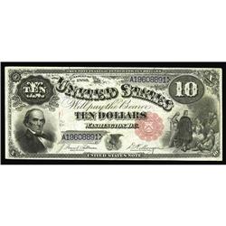 Fr. 111 $10 1880 Legal Tender Very Fine-Extremely Fine. Fr. 111 $10 1880 Legal Tender Very Fine-Extr