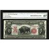 Image 1 : Fr. 118 $10 1901 Legal Tender CGA Gem Uncirculated 67. Fr. 118 $10 1901 Legal Tender CGA Gem Uncircu