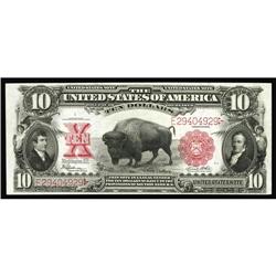Fr. 122 $10 1901 Legal Tender Extremely Fine. Three lig Fr. 122 $10 1901 Legal Tender Extremely Fine