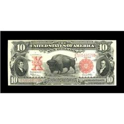 Fr. 122 $10 1901 Legal Tender Very Fine. This technical Fr. 122 $10 1901 Legal Tender Very Fine.