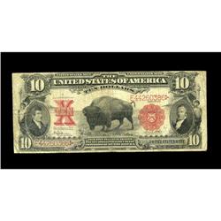 Fr. 122 $10 1901 Legal Tender Fine. Fr. 122 $10 1901 Legal Tender Fine.