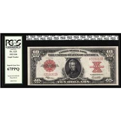 Fr. 123 $10 1923 Legal Tender PCGS Superb Gem New 67PPQ Fr. 123 $10 1923 Legal Tender PCGS Superb Ge