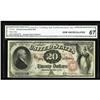 Image 1 : Fr. 128 $20 1875 Legal Tender CGA Gem Uncirculated 67. Fr. 128 $20 1875 Legal Tender CGA Gem Uncircu