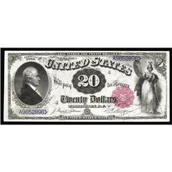 Fr. 141 $20 1880 Legal Tender Morgan Courtesy Autograph Fr. 141 $20 1880 Legal Tender Courtesy Autog