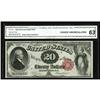 Image 1 : Fr. 144 $20 1880 Legal Tender CGA Choice Uncirculated 6 Fr. 144 $20 1880 Legal Tender CGA Choice Unc
