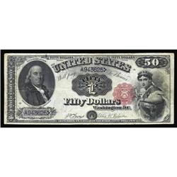 Fr. 164 $50 1880 Legal Tender Fine-Very Fine. There is Fr. 164 $50 1880 Legal Tender Fine-Very Fine.