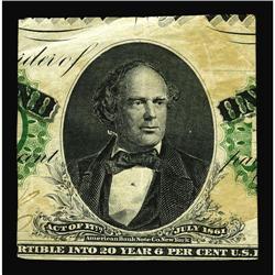 Fr. 210 $1,000 1861 Interest Bearing Note Partial Clipp Fr. 210 $1,000 1861 Interest Bearing Note Pa