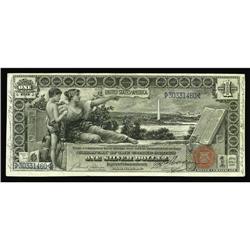 Fr. 224 $1 1896 Silver Certificate Choice New. This $1 Fr. 224 $1 1896 Silver Certificate Courtesy A