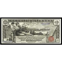 Fr. 225 $1 1896 Silver Certificate Gem New. Fresh and o Fr. 225 $1 1896 Silver Certificate Gem New.