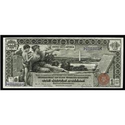 Fr. 225 $1 1896 Silver Certificate Very Choice New. The Fr. 225 $1 1896 Silver Certificate Very Choi