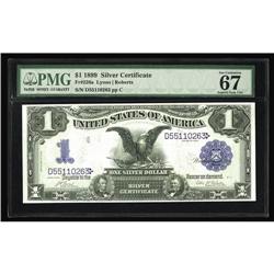 Fr. 226a $1 1899 Silver Certificate PMG Superb Gem Unc Fr. 226a $1 1899 Silver Certificate PMG Super