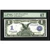 Image 1 : Fr. 226a $1 1899 Silver Certificate PMG Superb Gem Unc Fr. 226a $1 1899 Silver Certificate PMG Super