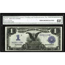 Fr. 229 $1 1899 Silver Certificate CGA Gem Uncirculated Fr. 229 $1 1899 Silver Certificate CGA Gem U