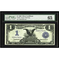 Fr. 229 $1 1899 Silver Certificate PMG Gem Uncirculated Fr. 229 $1 1899 Silver Certificate PMG Gem U