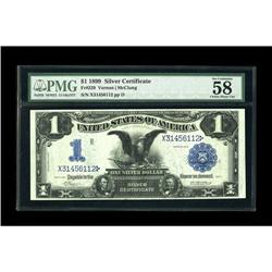 Fr. 229 $1 1899 Silver Certificate PMG Choice About Unc Fr. 229 $1 1899 Silver Certificate PMG Choic