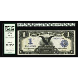 Fr. 230 $1 1899 Silver Certificate PCGS Gem New 65PPQ. Fr. 230 $1 1899 Silver Certificate PCGS Gem N