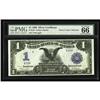 Image 1 : Fr. 233 $1 1899 Silver Certificate PMG Gem Uncirculated Fr. 233 $1 1899 Silver Certificate PMG Gem U