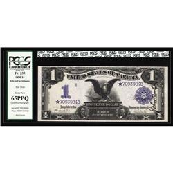 Fr. 233 Courtesy Autographed $1 1899 Silver Star Certif Fr. 233* Courtesy Autographed $1 1899 Silver