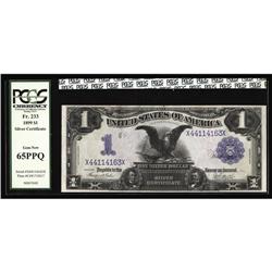 Fr. 233 $1 1899 Silver Certificate PCGS Gem New 65PPQ. Fr. 233 $1 1899 Silver Certificate PCGS Gem N