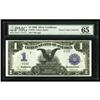 Image 1 : Fr. 233 $1 1899 Silver Certificate PMG Gem Uncirculated Fr. 233 $1 1899 Silver Certificate PMG Gem U
