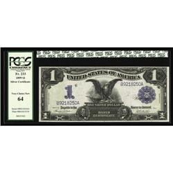 Fr. 233 $1 1899 Silver Certificate PCGS Very Choice New Fr. 233 $1 1899 Silver Certificate PCGS Very