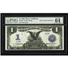 Image 1 : Fr. 233 $1 1899 Silver Certificate PMG Choice Uncircula Fr. 233 $1 1899 Silver Certificate PMG Choic