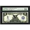 Image 1 : Fr. 233 $1 1899 Silver Certificate PMG Choice Uncircula Fr. 233 $1 1899 Silver Certificate PMG Choic