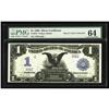 Image 1 : Fr. 233 $1 1899 Silver Certificate PMG Choice Uncircula Fr. 233 $1 1899 Silver Certificate PMG Choic