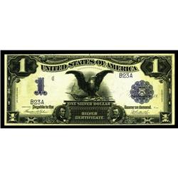 Fr. 233 $1 1899 Silver Certificate Choice Crisp Uncircu Fr. 233 $1 1899 Silver Certificate Choice Ne