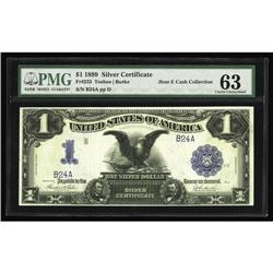 Fr. 233 $1 1899 Silver Certificate PMG Choice Uncircula Fr. 233 $1 1899 Silver Certificate PMG Choic