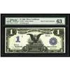 Image 1 : Fr. 233 $1 1899 Silver Certificate PMG Choice Uncircula Fr. 233 $1 1899 Silver Certificate PMG Choic