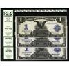 Image 1 : Fr. 234 and 235 $1 1899 Silver Certificates Changeover Fr. 234 and 235 $1 1899 Silver Certificates C