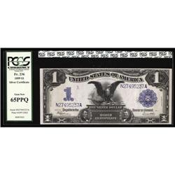 Fr. 236 $1 1899 Silver Certificate PCGS Gem New 65PPQ. Fr. 236 $1 1899 Silver Certificate PCGS Gem N