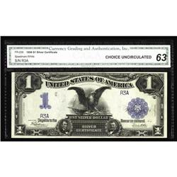Fr. 236 $1 1899 Silver Certificate CGA Choice Uncircula Fr. 236 $1 1899 Silver Certificate CGA Choic