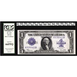 Fr. 237 $1 1923 Silver Certificate PCGS Gem New 66PPQ. Fr. 237 $1 1923 Silver Certificate PCGS Gem N