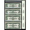 Image 2 : Fr. 237 $1 1923 Silver Certificates Cut Sheet of Four. Fr. 237 $1 1923 Silver Certificates Cut Sheet