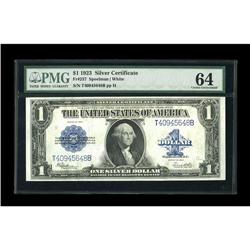 Fr. 237 $1 1923 Silver Certificate PMG Choice Uncircula Fr. 237 $1 1923 Silver Certificate PMG Choic