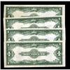 Image 2 : Fr. 237 $1 1923 Silver Certificates Four Consecutive Ex Fr. 237 $1 1923 Silver Certificates Four Con