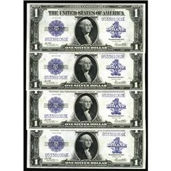 Fr. 238 $1 1923 Silver Certificate Cut Sheet Very Choic Fr. 238 $1 1923 Silver Certificate Cut Sheet
